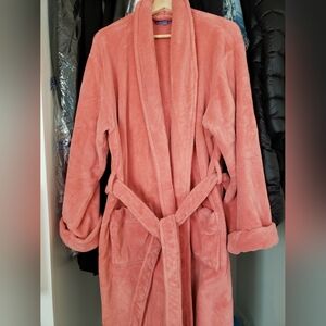 Pine Cone Hill Fleece Coral Robe
